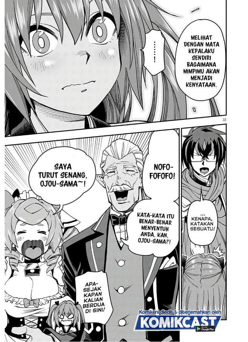 Konjiki no Moji Tsukai: Yuusha Yonin ni Makikomareta Unique Cheat Chapter 70 - halaman 33