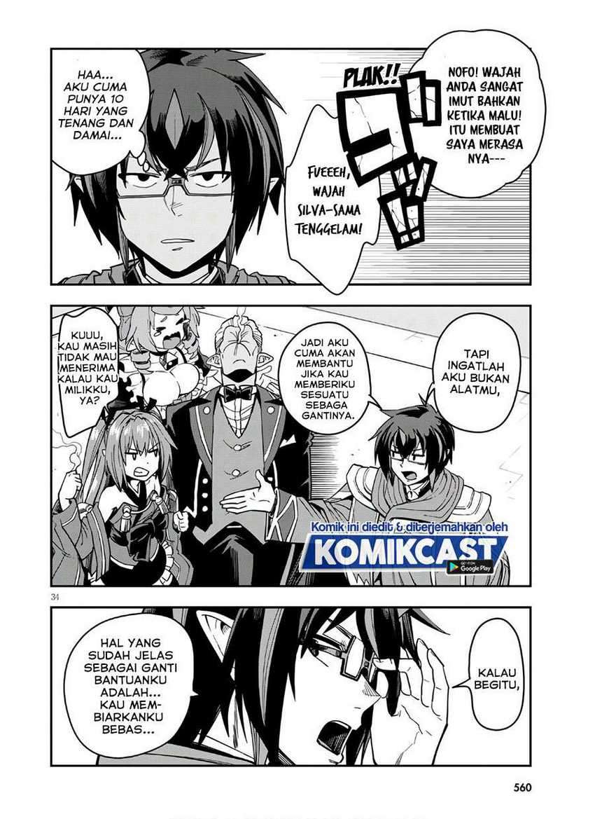 Konjiki no Moji Tsukai: Yuusha Yonin ni Makikomareta Unique Cheat Chapter 70 - halaman 34