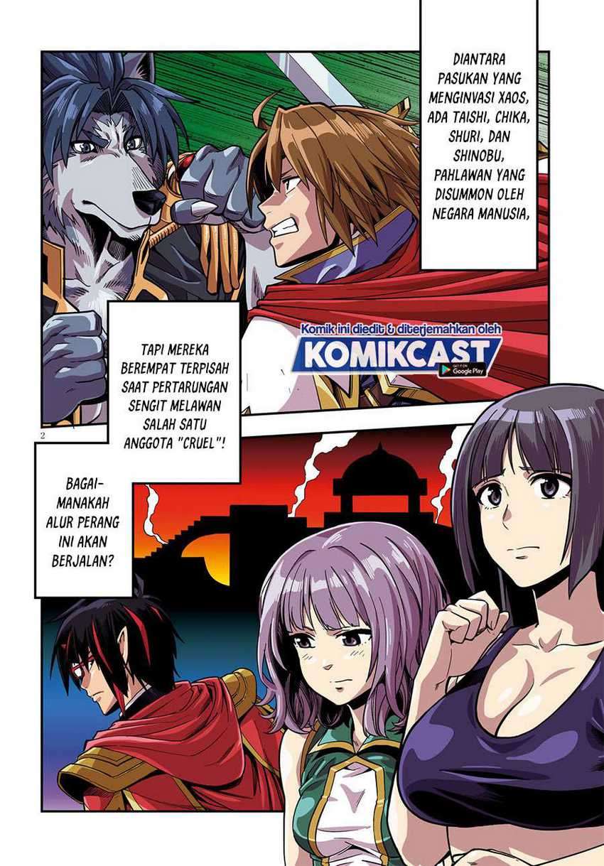 Konjiki no Moji Tsukai: Yuusha Yonin ni Makikomareta Unique Cheat Chapter 71 - halaman 3