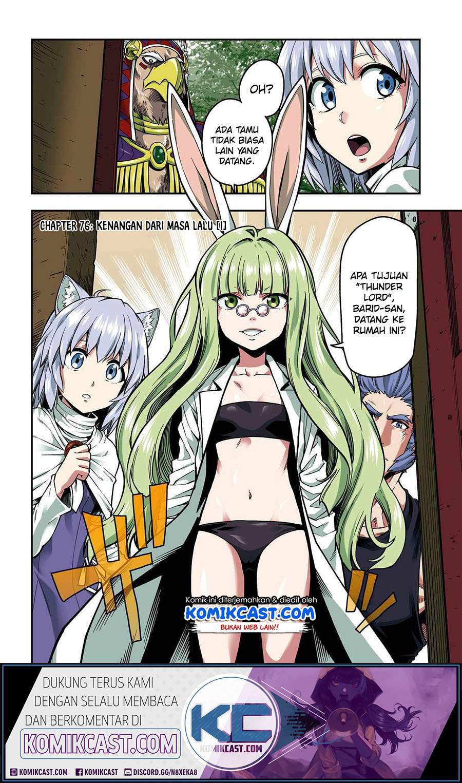 Konjiki no Moji Tsukai: Yuusha Yonin ni Makikomareta Unique Cheat Chapter 76 - halaman 2