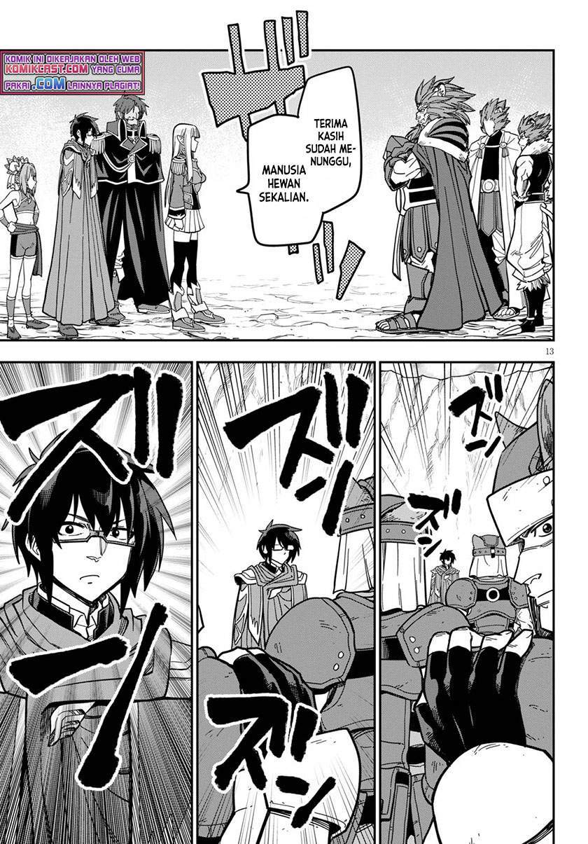 Konjiki no Moji Tsukai: Yuusha Yonin ni Makikomareta Unique Cheat Chapter 79 - halaman 13