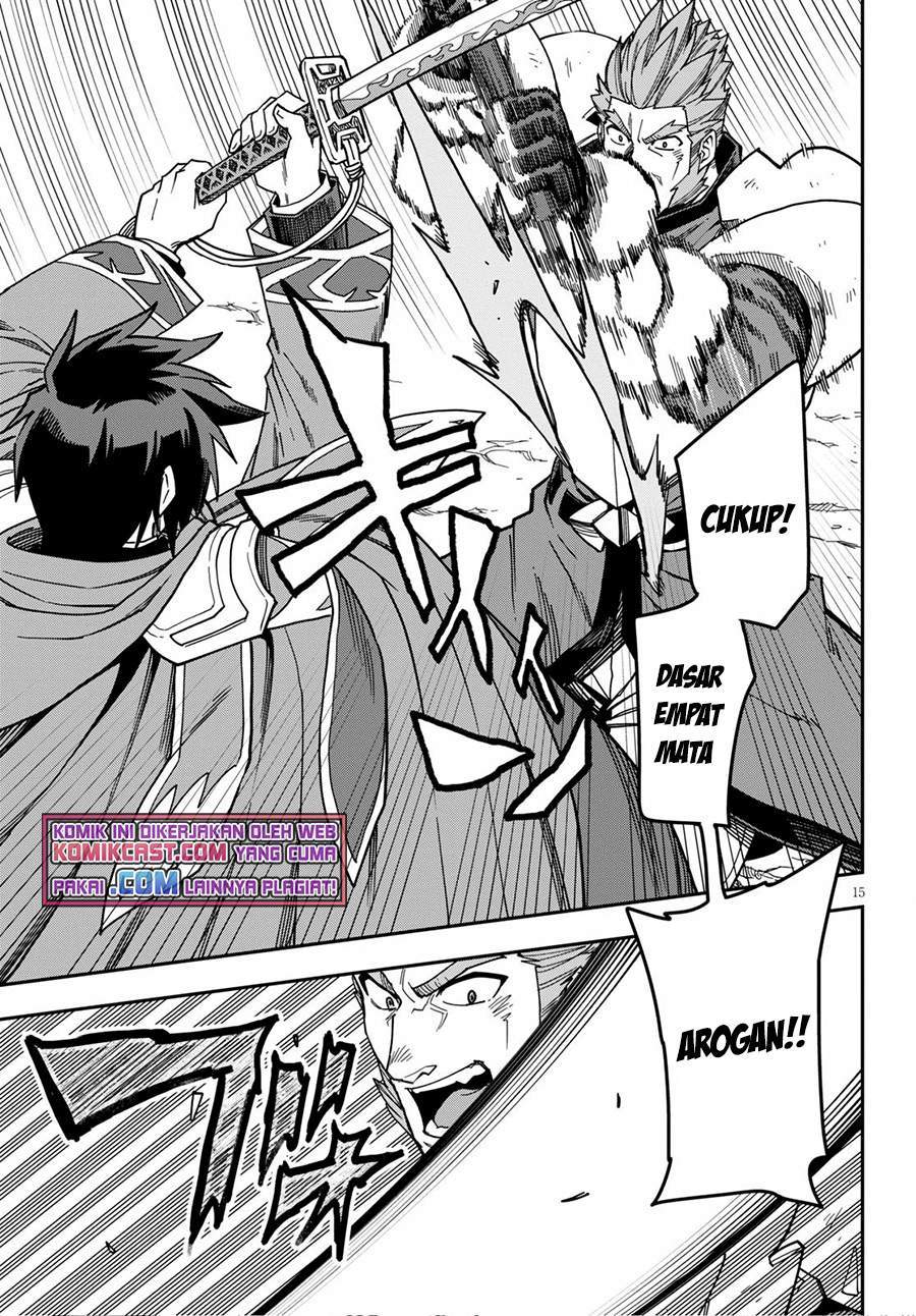 Konjiki no Moji Tsukai: Yuusha Yonin ni Makikomareta Unique Cheat Chapter 81 - halaman 17