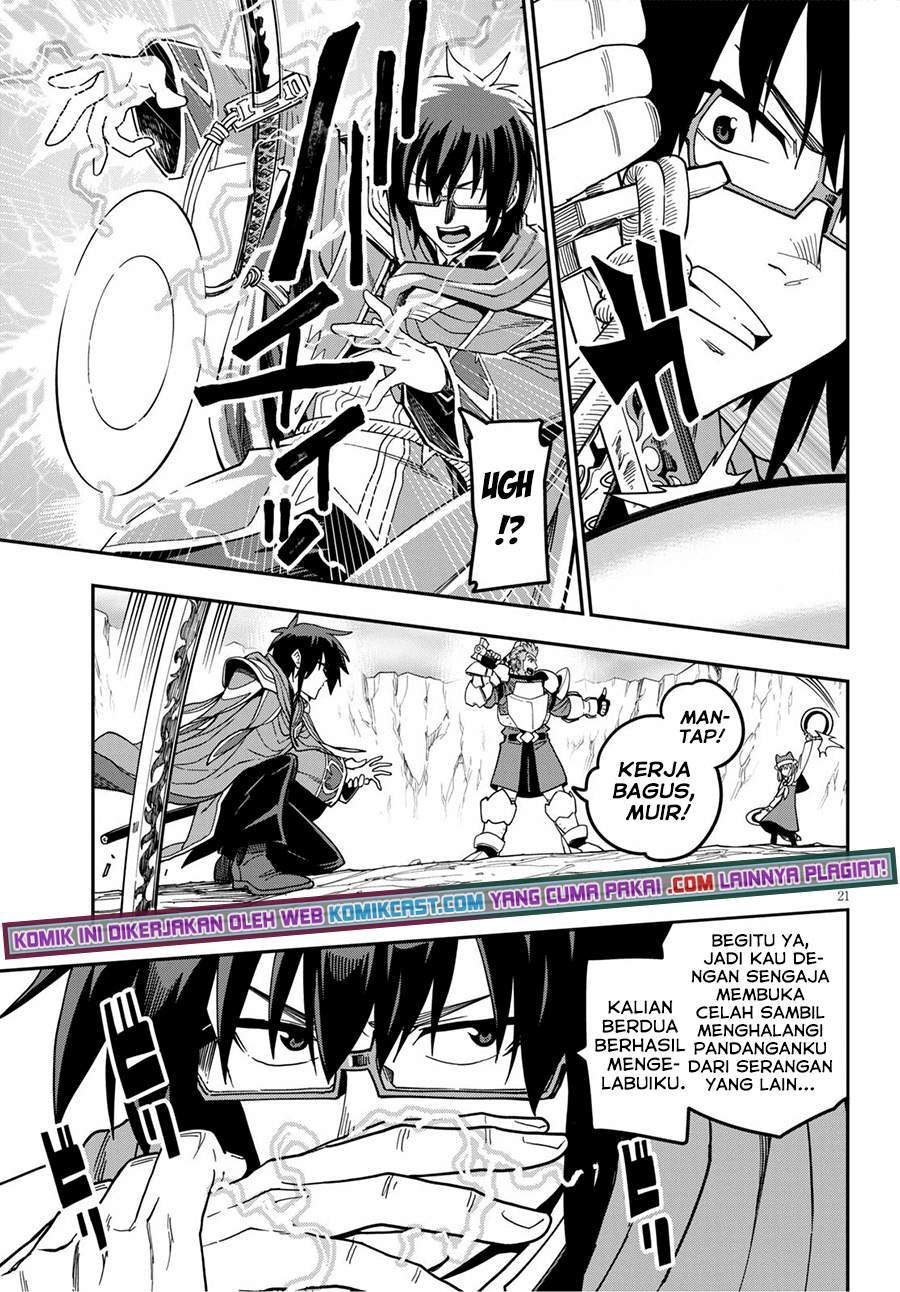 Konjiki no Moji Tsukai: Yuusha Yonin ni Makikomareta Unique Cheat Chapter 81 - halaman 23