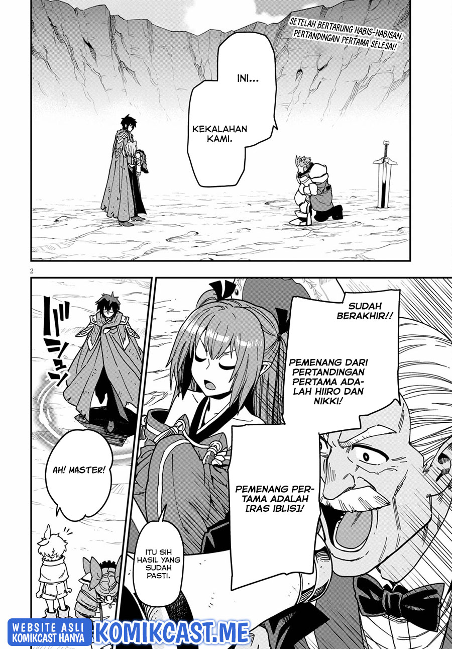Konjiki no Moji Tsukai: Yuusha Yonin ni Makikomareta Unique Cheat Chapter 83 - halaman 3