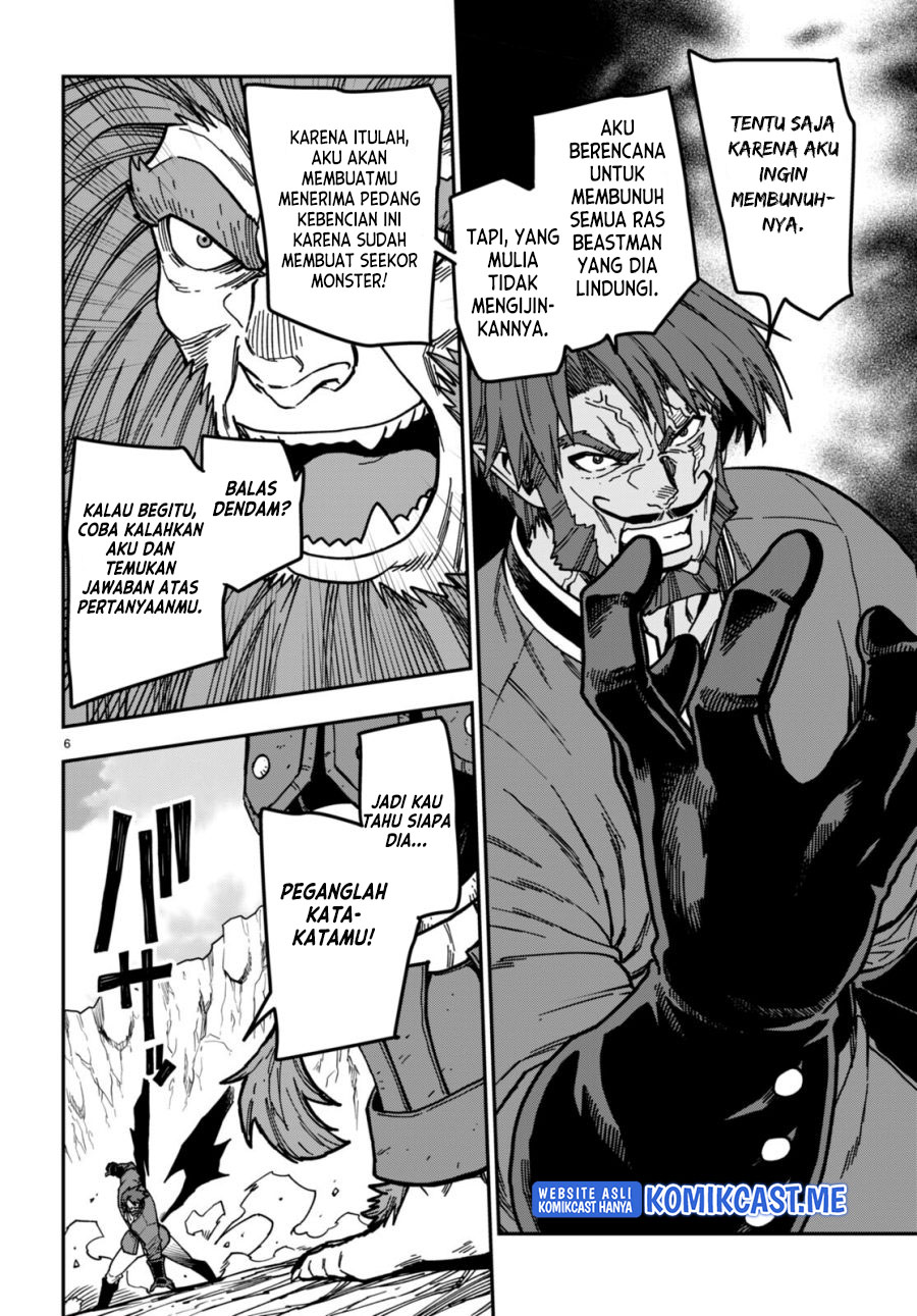 Konjiki no Moji Tsukai: Yuusha Yonin ni Makikomareta Unique Cheat Chapter 84 - halaman 7