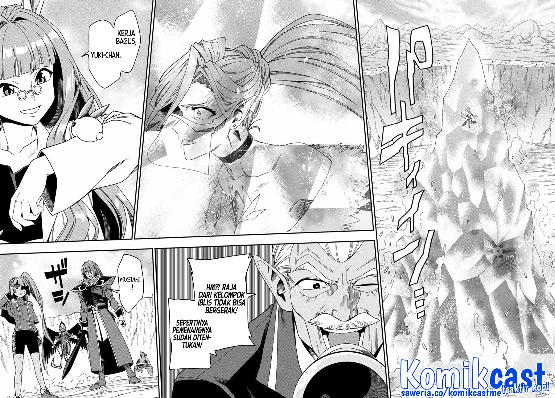 Konjiki no Moji Tsukai: Yuusha Yonin ni Makikomareta Unique Cheat Chapter 87 - halaman 29
