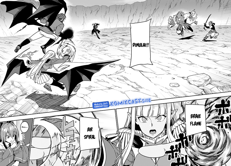 Konjiki no Moji Tsukai: Yuusha Yonin ni Makikomareta Unique Cheat Chapter 89 - halaman 13