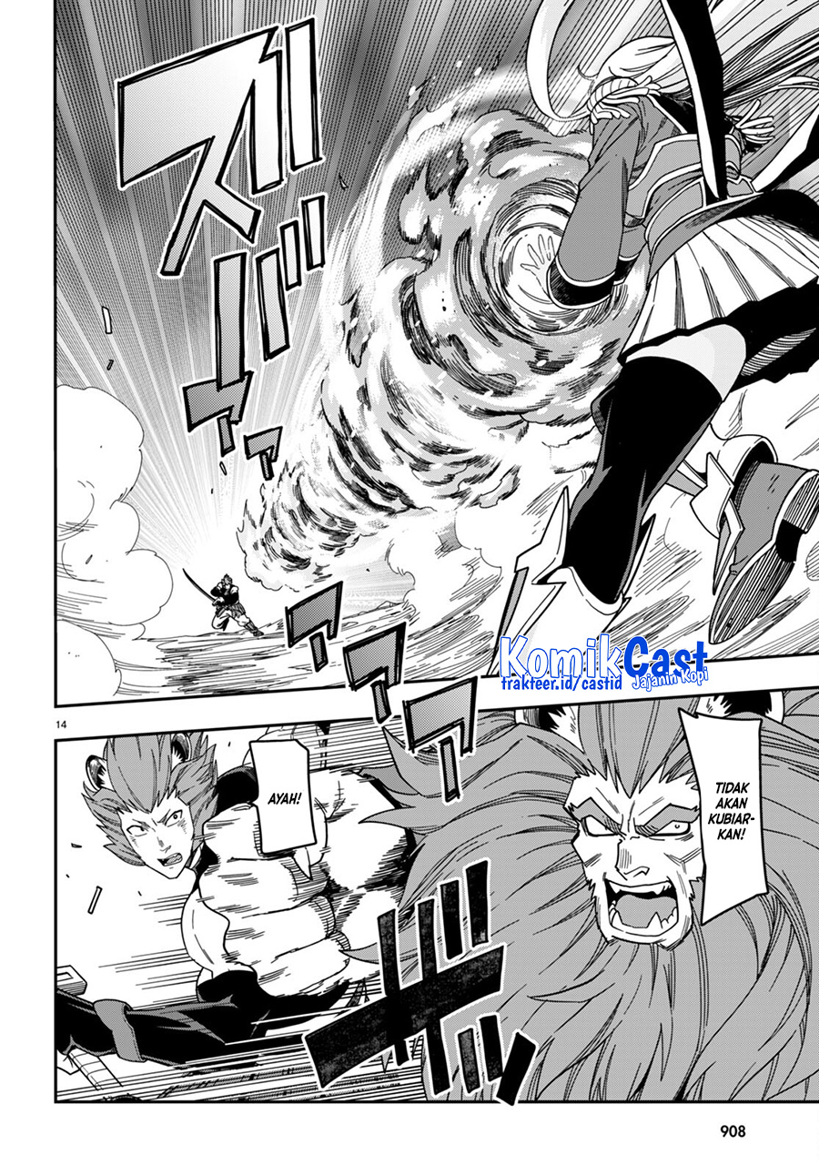 Konjiki no Moji Tsukai: Yuusha Yonin ni Makikomareta Unique Cheat Chapter 89 - halaman 14