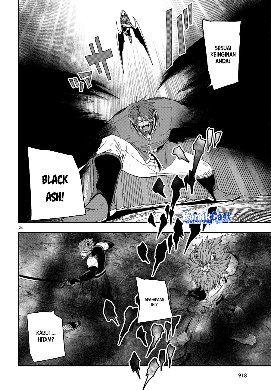 Konjiki no Moji Tsukai: Yuusha Yonin ni Makikomareta Unique Cheat Chapter 89 - halaman 24