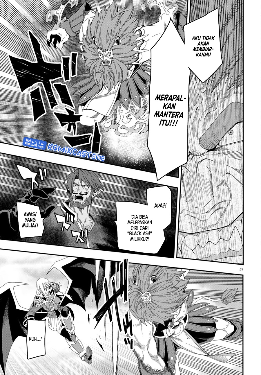 Konjiki no Moji Tsukai: Yuusha Yonin ni Makikomareta Unique Cheat Chapter 89 - halaman 27