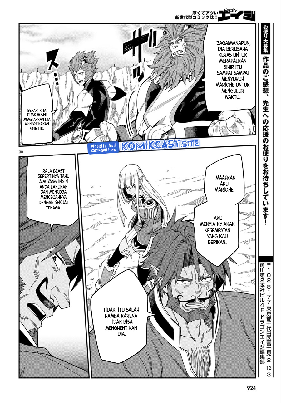 Konjiki no Moji Tsukai: Yuusha Yonin ni Makikomareta Unique Cheat Chapter 89 - halaman 30