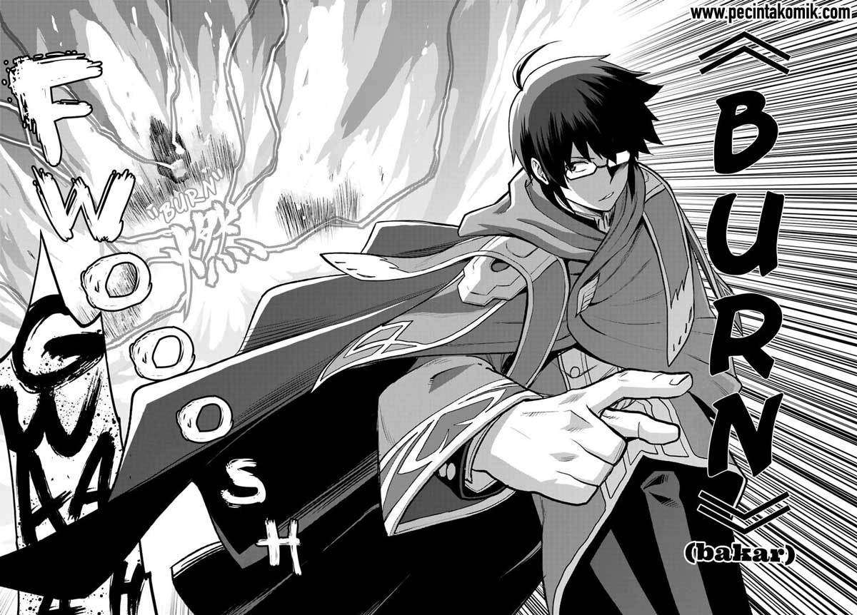 Konjiki no Moji Tsukai: Yuusha Yonin ni Makikomareta Unique Cheat Chapter 9 - halaman 37