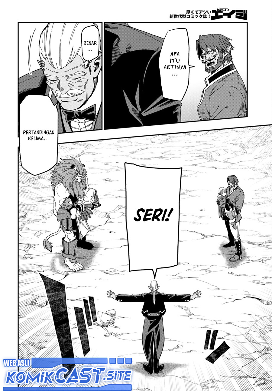 Konjiki no Moji Tsukai: Yuusha Yonin ni Makikomareta Unique Cheat Chapter 90 - halaman 21