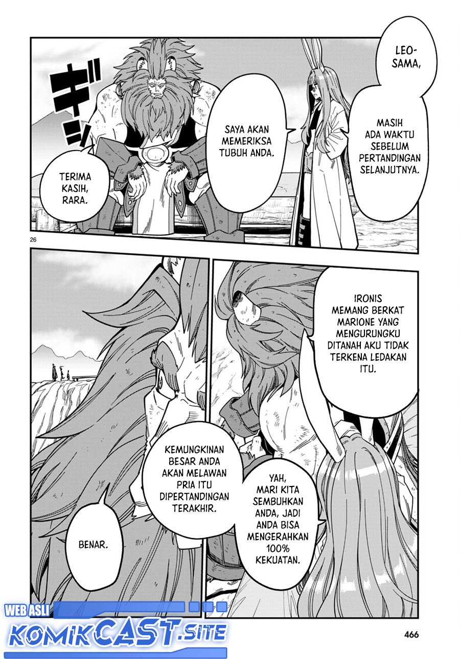 Konjiki no Moji Tsukai: Yuusha Yonin ni Makikomareta Unique Cheat Chapter 90 - halaman 25