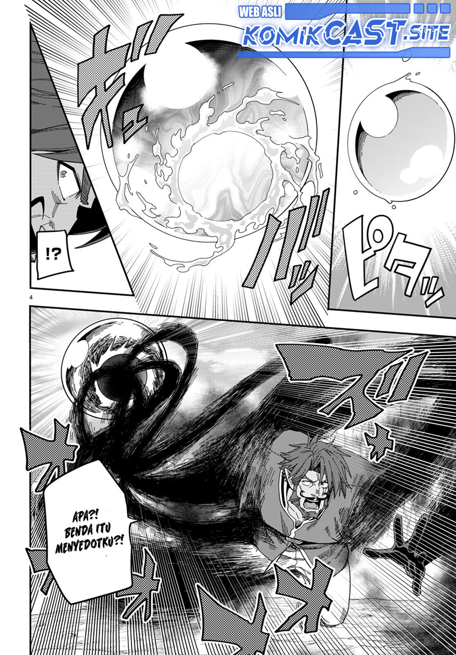 Konjiki no Moji Tsukai: Yuusha Yonin ni Makikomareta Unique Cheat Chapter 90 - halaman 5