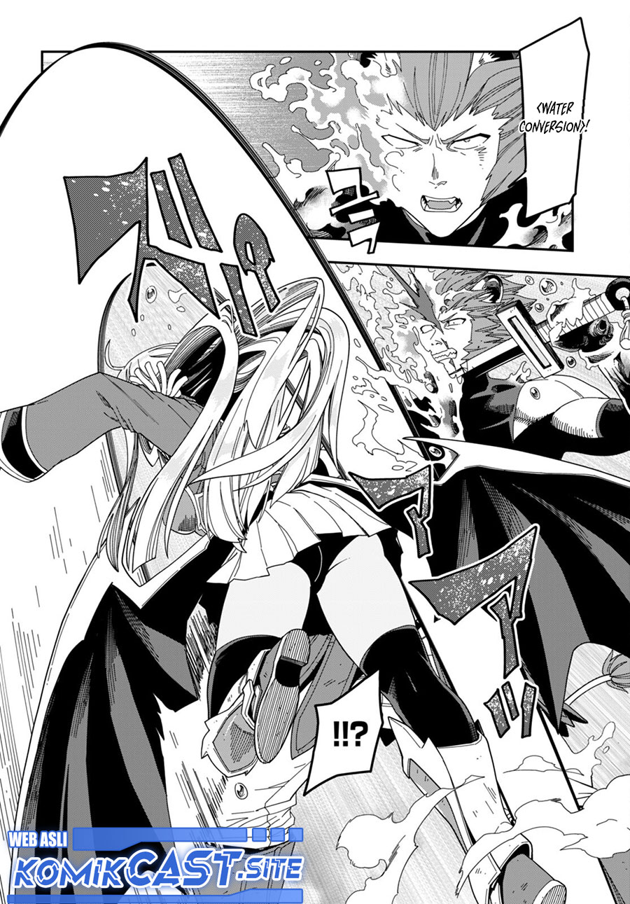 Konjiki no Moji Tsukai: Yuusha Yonin ni Makikomareta Unique Cheat Chapter 90 - halaman 7