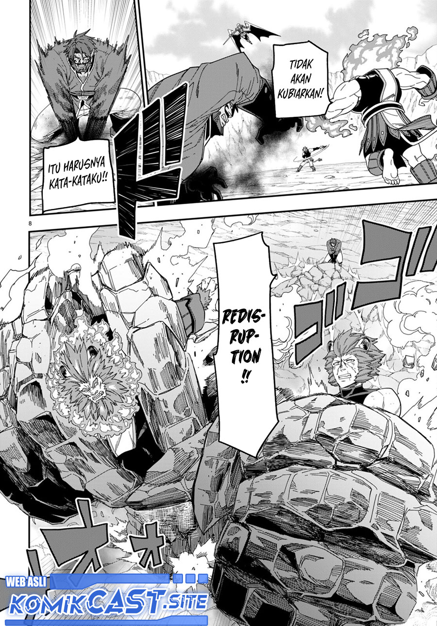 Konjiki no Moji Tsukai: Yuusha Yonin ni Makikomareta Unique Cheat Chapter 90 - halaman 9