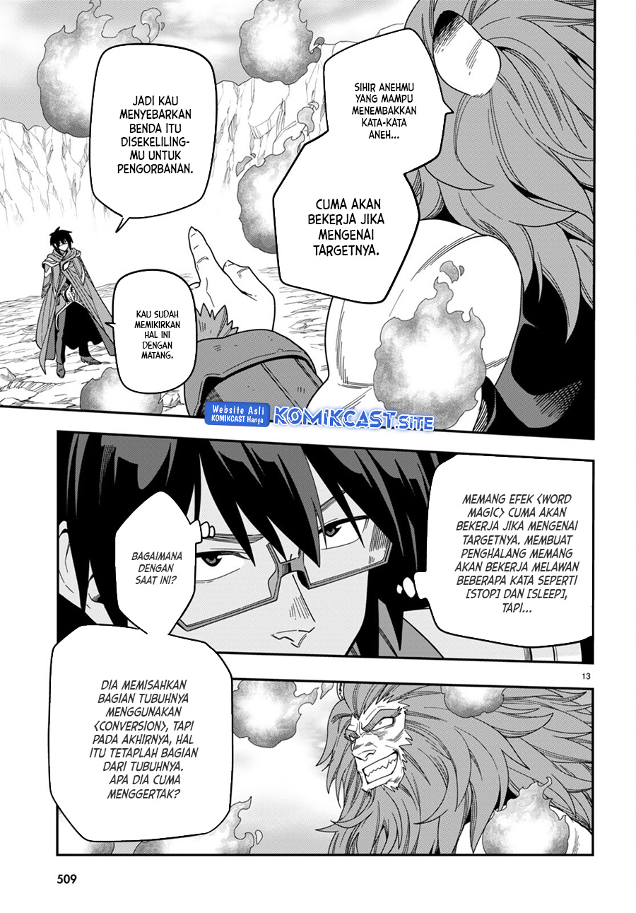 Konjiki no Moji Tsukai: Yuusha Yonin ni Makikomareta Unique Cheat Chapter 91 - halaman 15