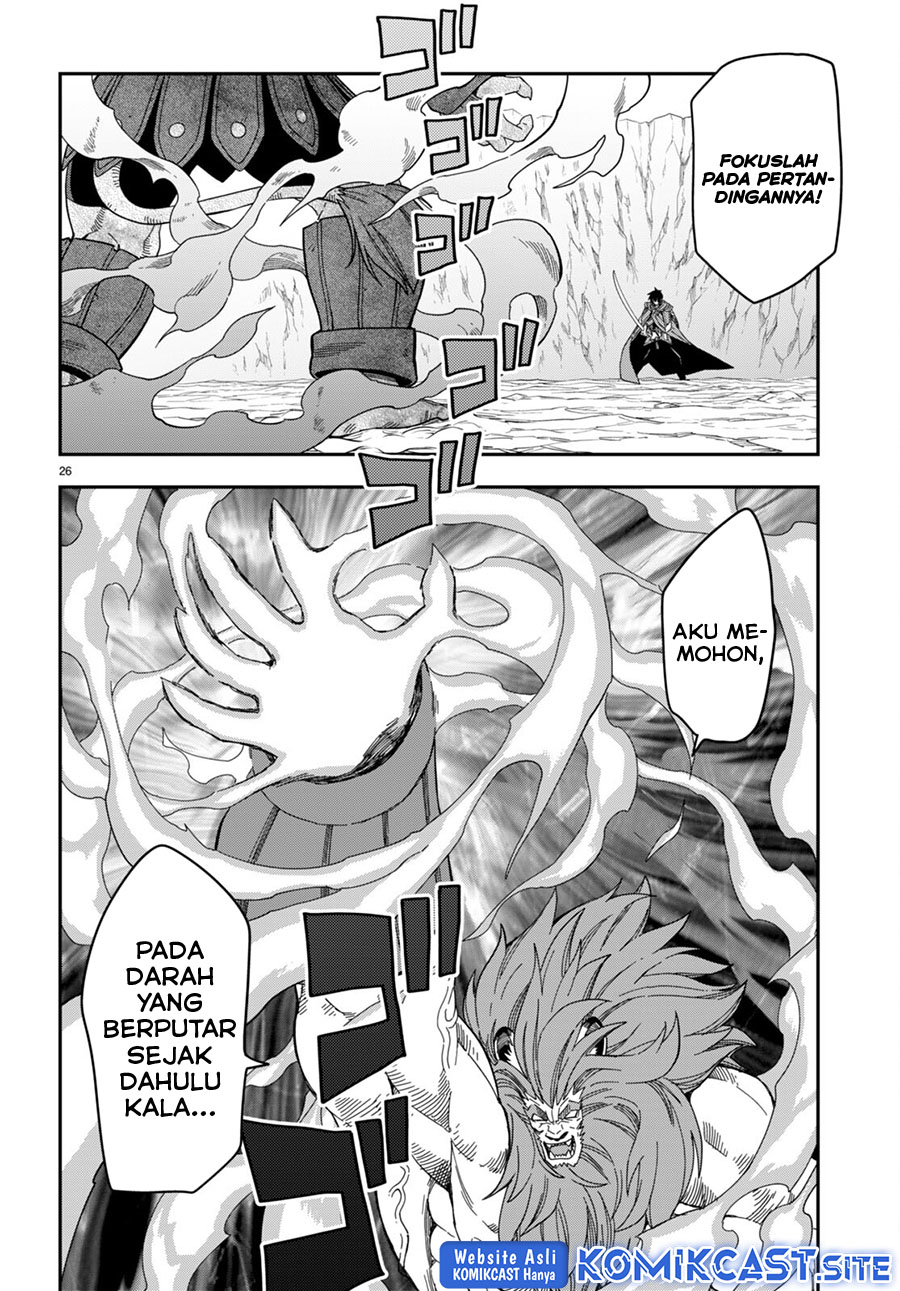 Konjiki no Moji Tsukai: Yuusha Yonin ni Makikomareta Unique Cheat Chapter 92 - halaman 27