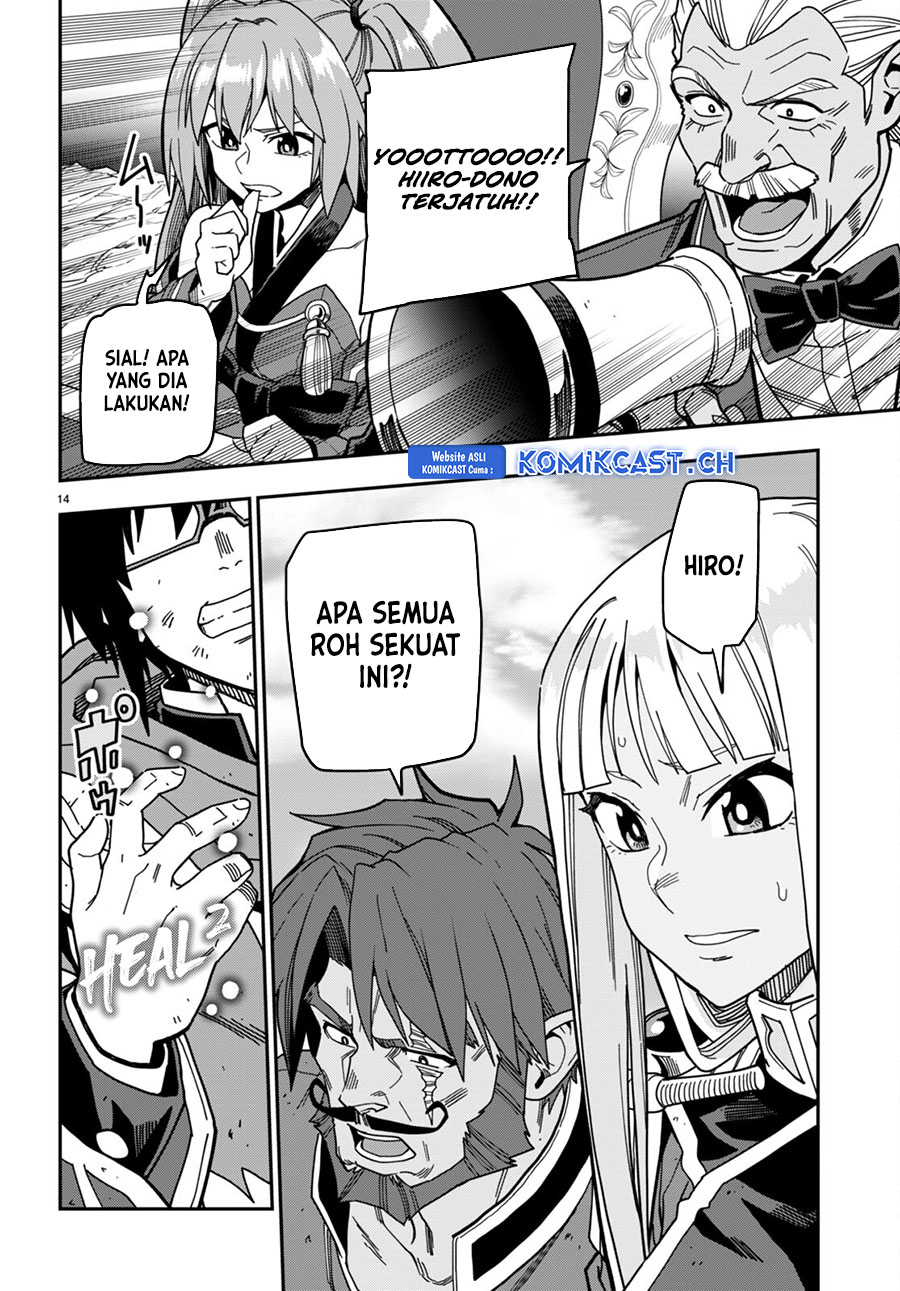 Konjiki no Moji Tsukai: Yuusha Yonin ni Makikomareta Unique Cheat Chapter 93 - halaman 14