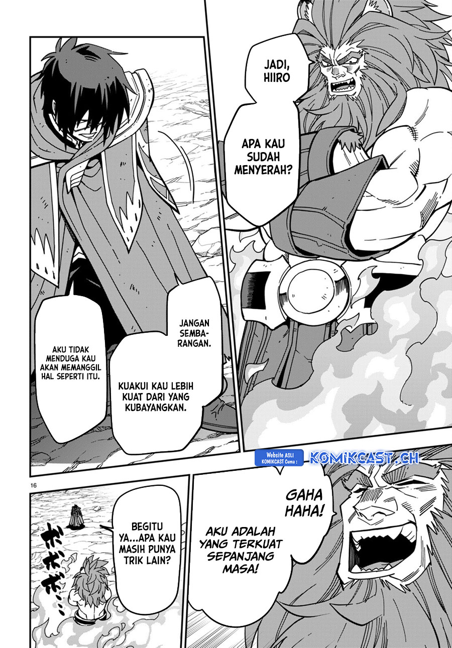 Konjiki no Moji Tsukai: Yuusha Yonin ni Makikomareta Unique Cheat Chapter 93 - halaman 16