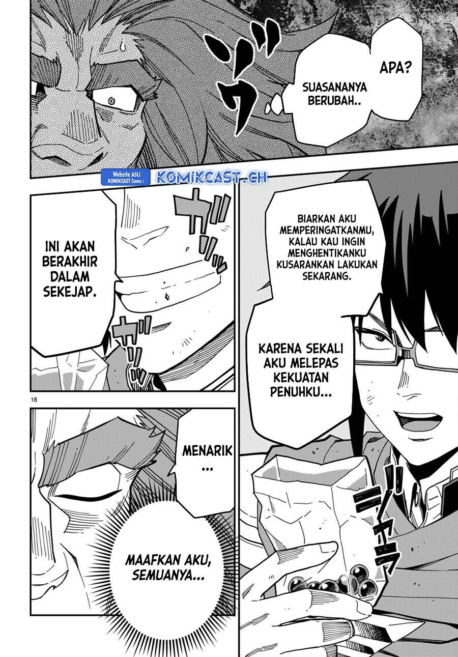 Konjiki no Moji Tsukai: Yuusha Yonin ni Makikomareta Unique Cheat Chapter 93 - halaman 18