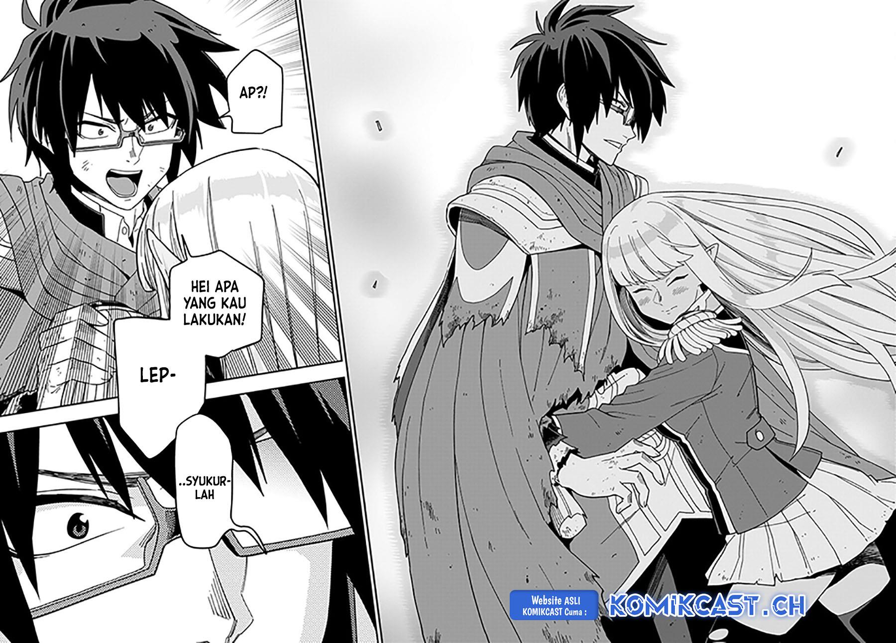 Konjiki no Moji Tsukai: Yuusha Yonin ni Makikomareta Unique Cheat Chapter 95 - halaman 4