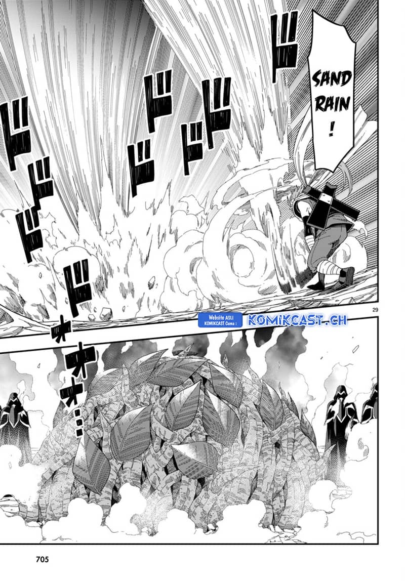 Konjiki no Moji Tsukai: Yuusha Yonin ni Makikomareta Unique Cheat Chapter 96 - halaman 31
