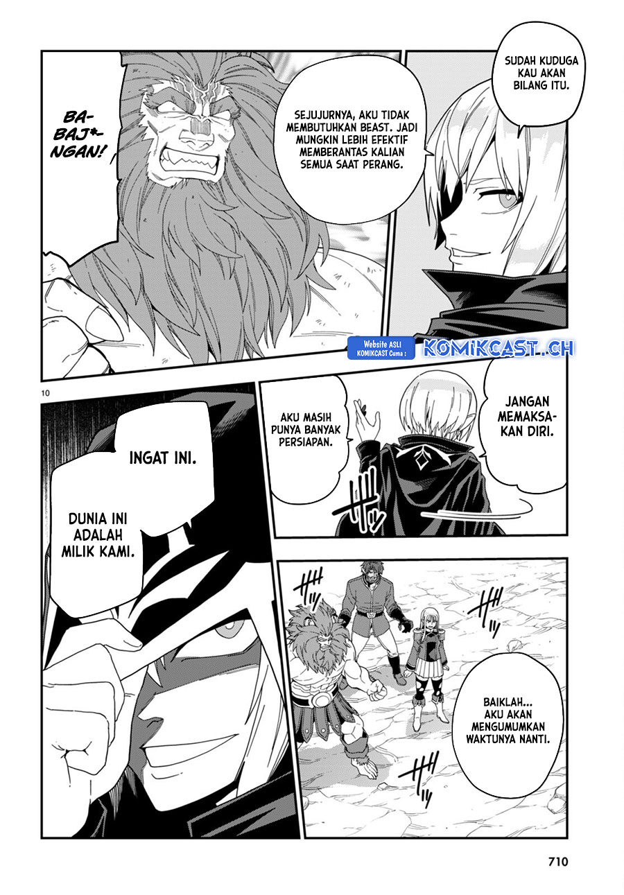 Konjiki no Moji Tsukai: Yuusha Yonin ni Makikomareta Unique Cheat Chapter 97 - halaman 10