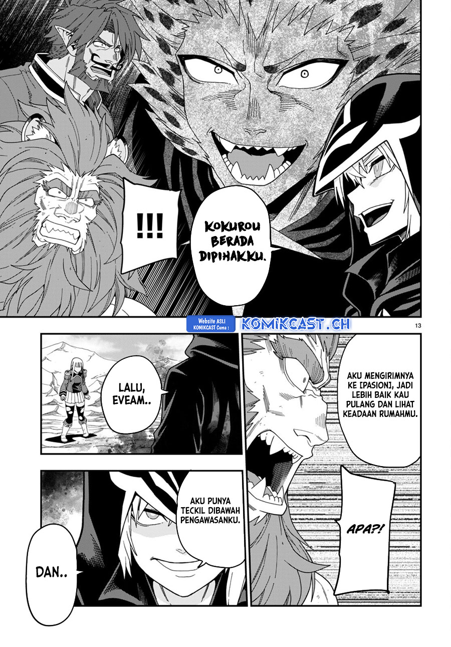 Konjiki no Moji Tsukai: Yuusha Yonin ni Makikomareta Unique Cheat Chapter 97 - halaman 13