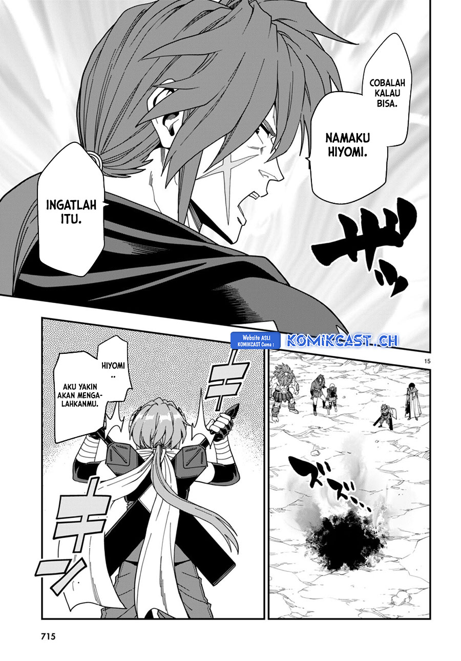 Konjiki no Moji Tsukai: Yuusha Yonin ni Makikomareta Unique Cheat Chapter 97 - halaman 15