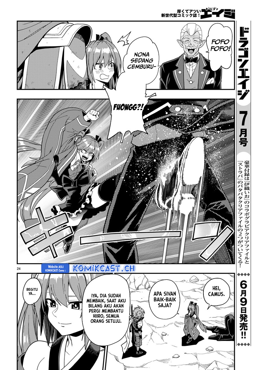 Konjiki no Moji Tsukai: Yuusha Yonin ni Makikomareta Unique Cheat Chapter 97 - halaman 24