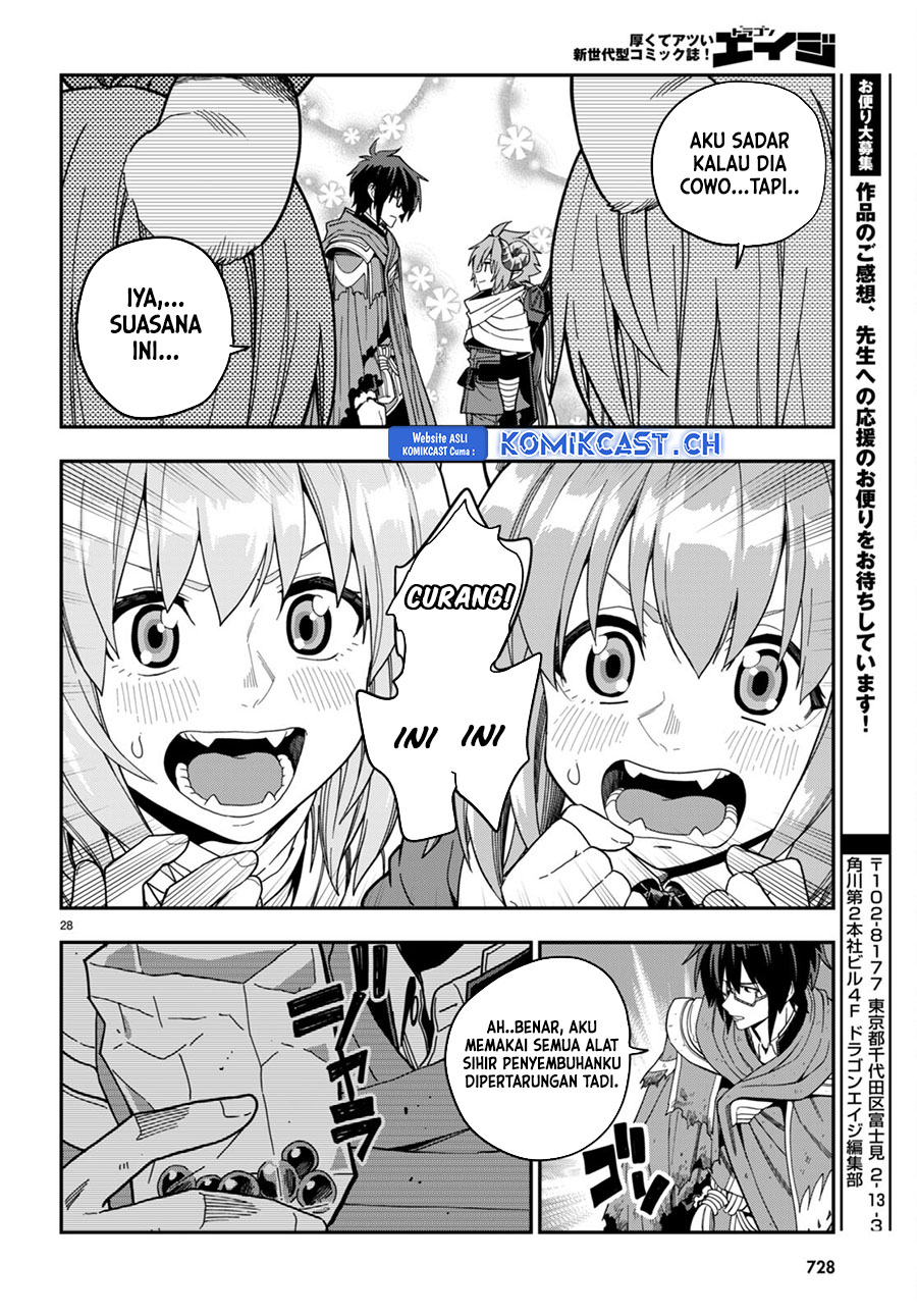 Konjiki no Moji Tsukai: Yuusha Yonin ni Makikomareta Unique Cheat Chapter 97 - halaman 28