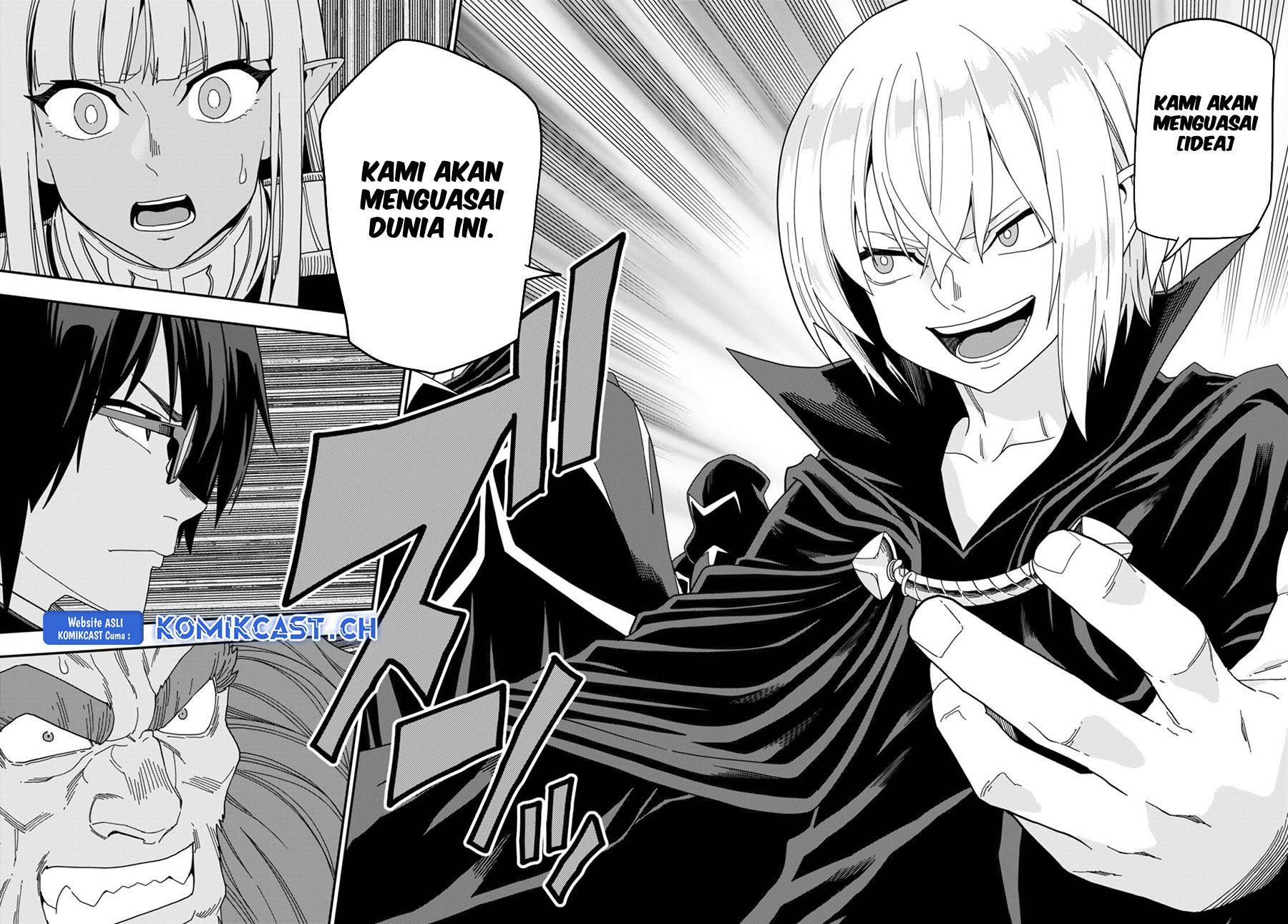 Konjiki no Moji Tsukai: Yuusha Yonin ni Makikomareta Unique Cheat Chapter 97 - halaman 5