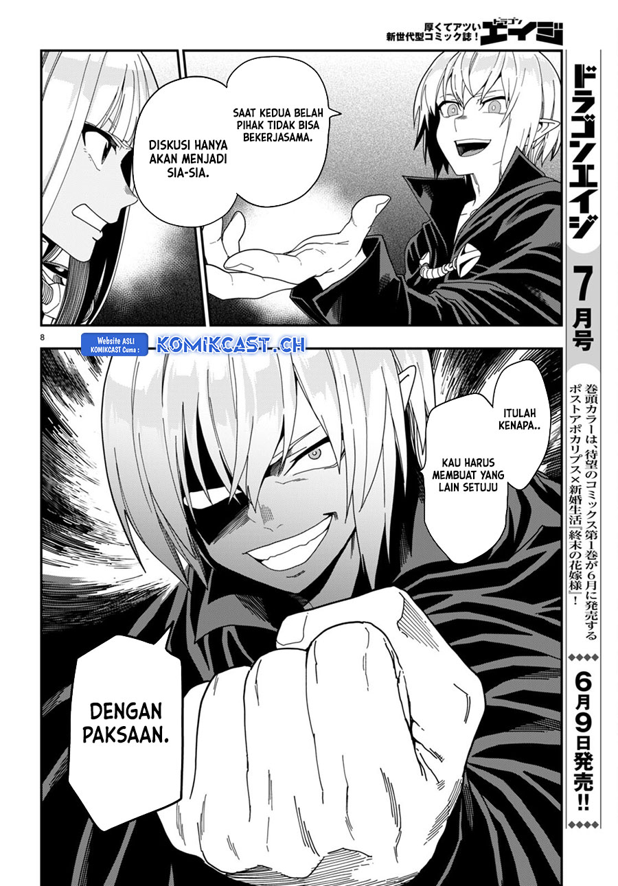 Konjiki no Moji Tsukai: Yuusha Yonin ni Makikomareta Unique Cheat Chapter 97 - halaman 8