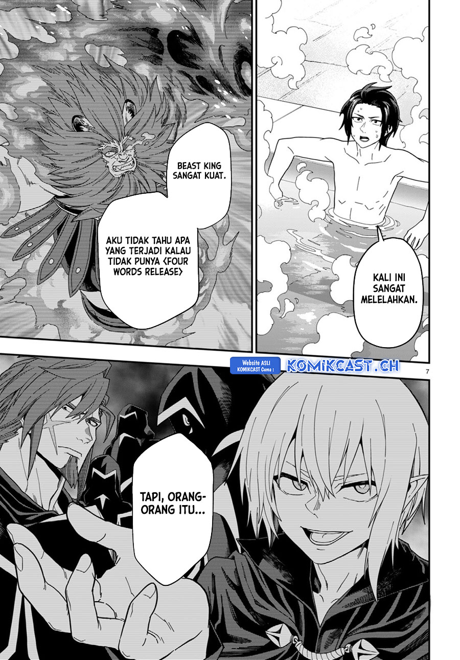Konjiki no Moji Tsukai: Yuusha Yonin ni Makikomareta Unique Cheat Chapter 98 - halaman 7