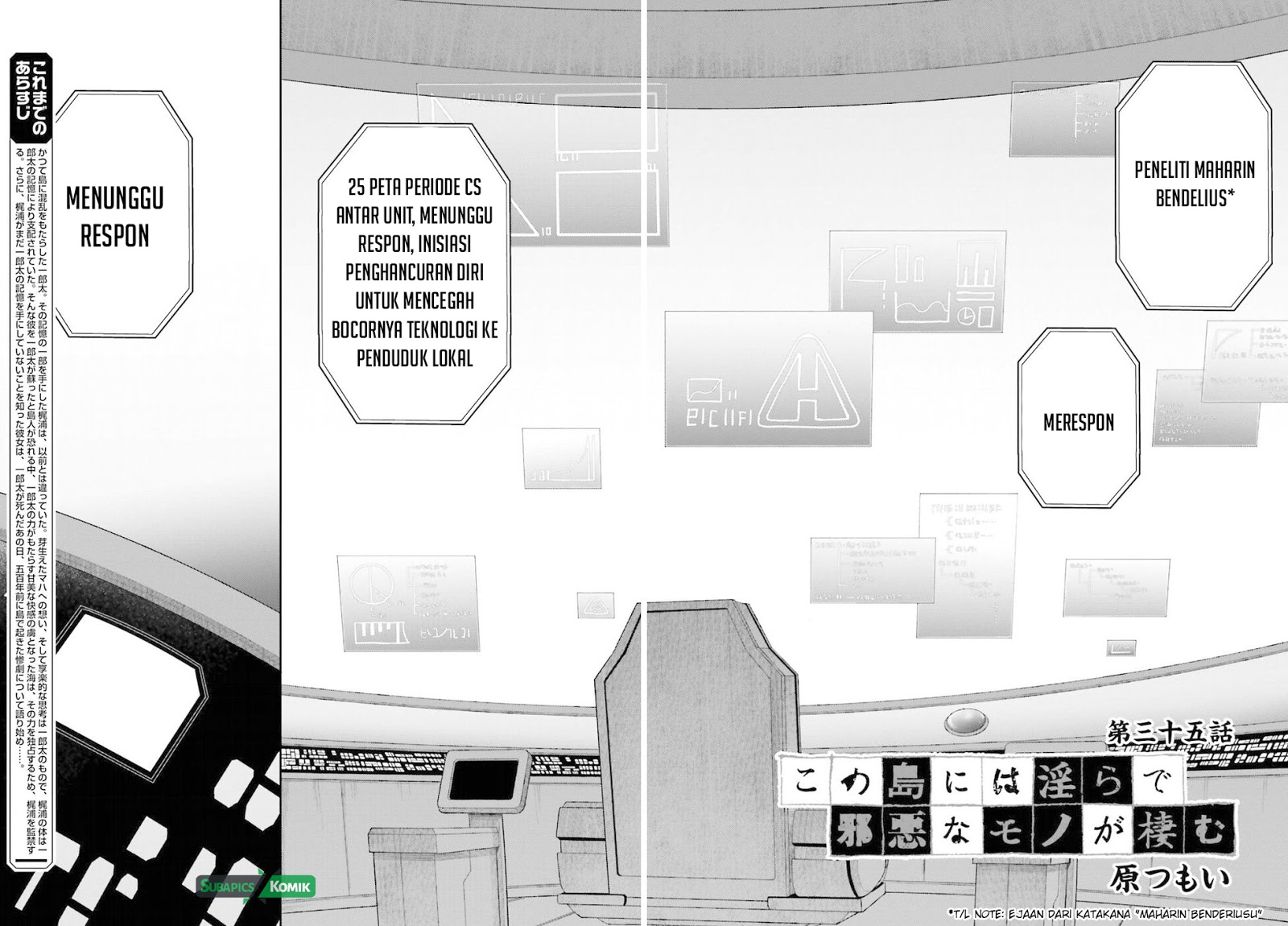 Kono Shima ni wa Midara de Jaaku na Mono ga Sumu Chapter 35 - halaman 3