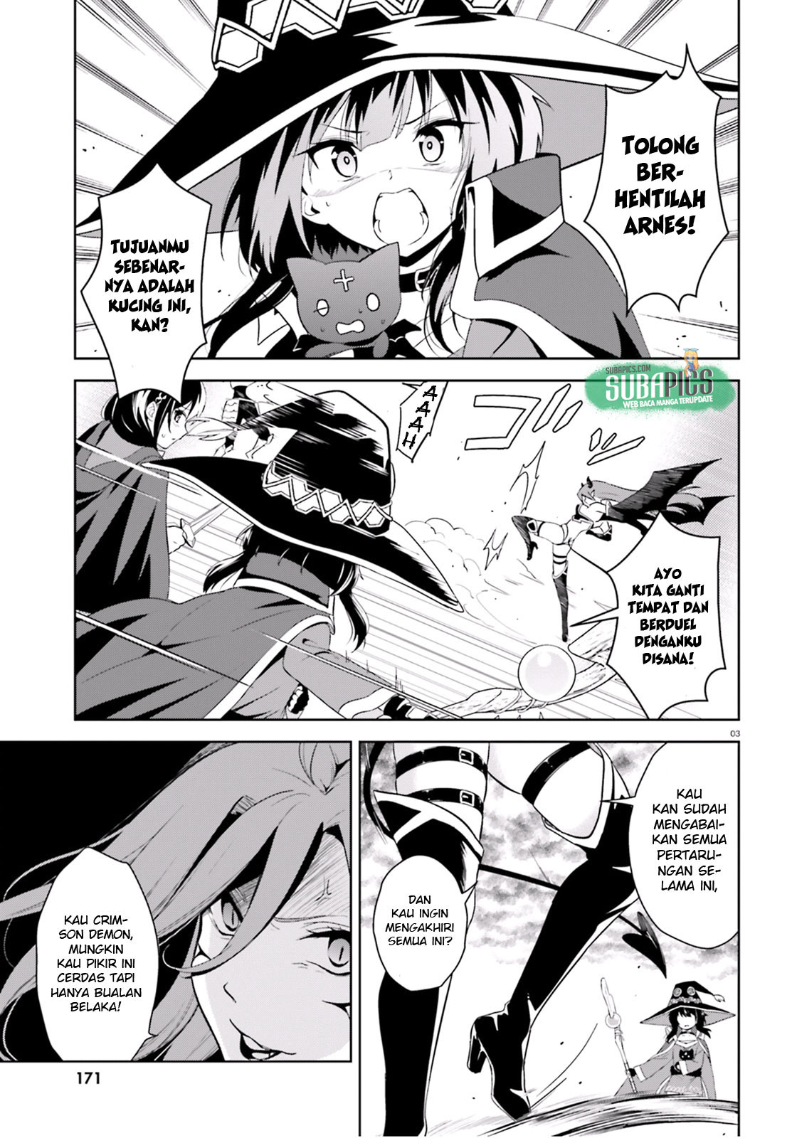 Kono Subarashii Sekai ni Bakuen wo! Chapter 14 - halaman 4