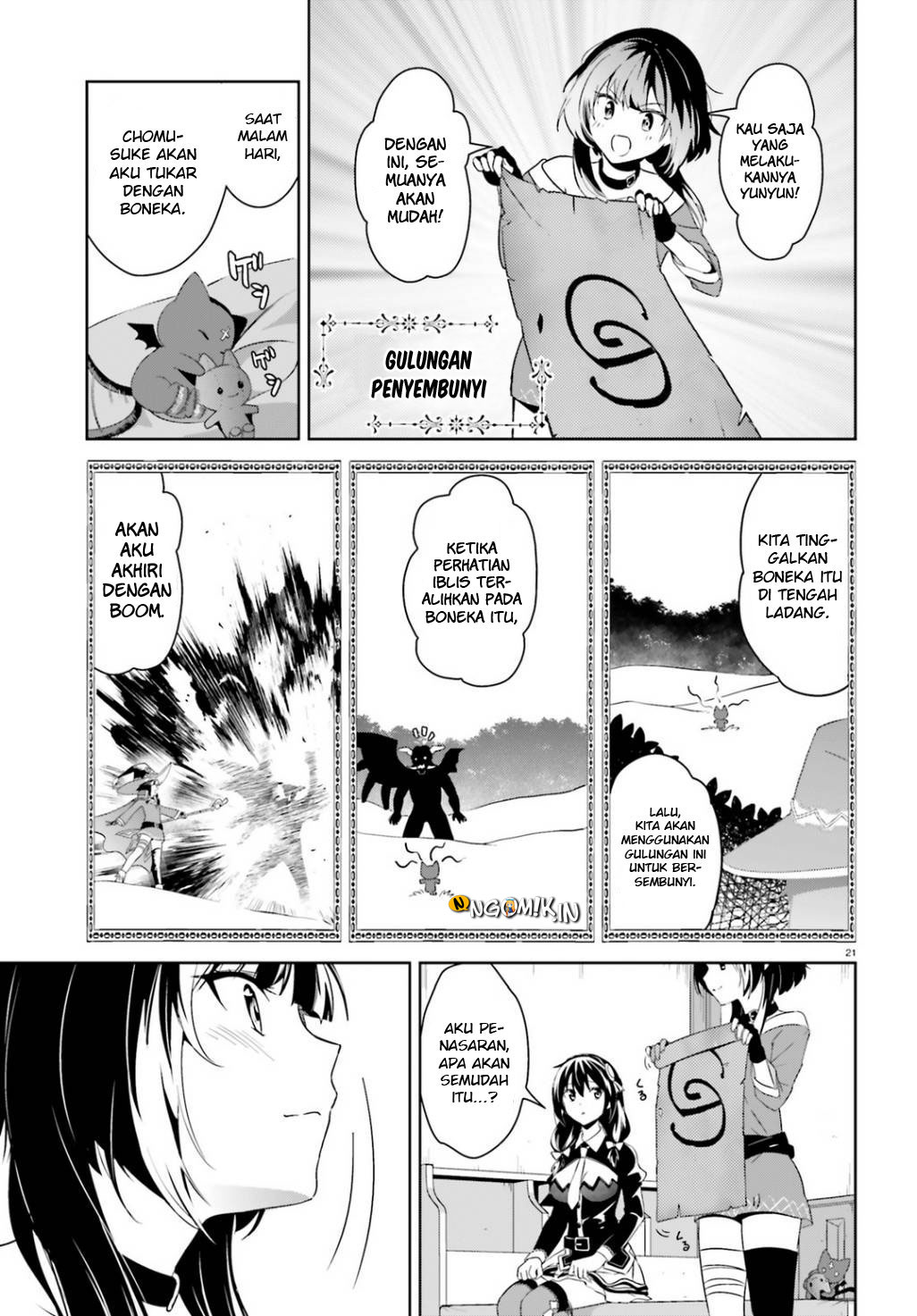 Kono Subarashii Sekai ni Bakuen wo! Chapter 19 - halaman 22