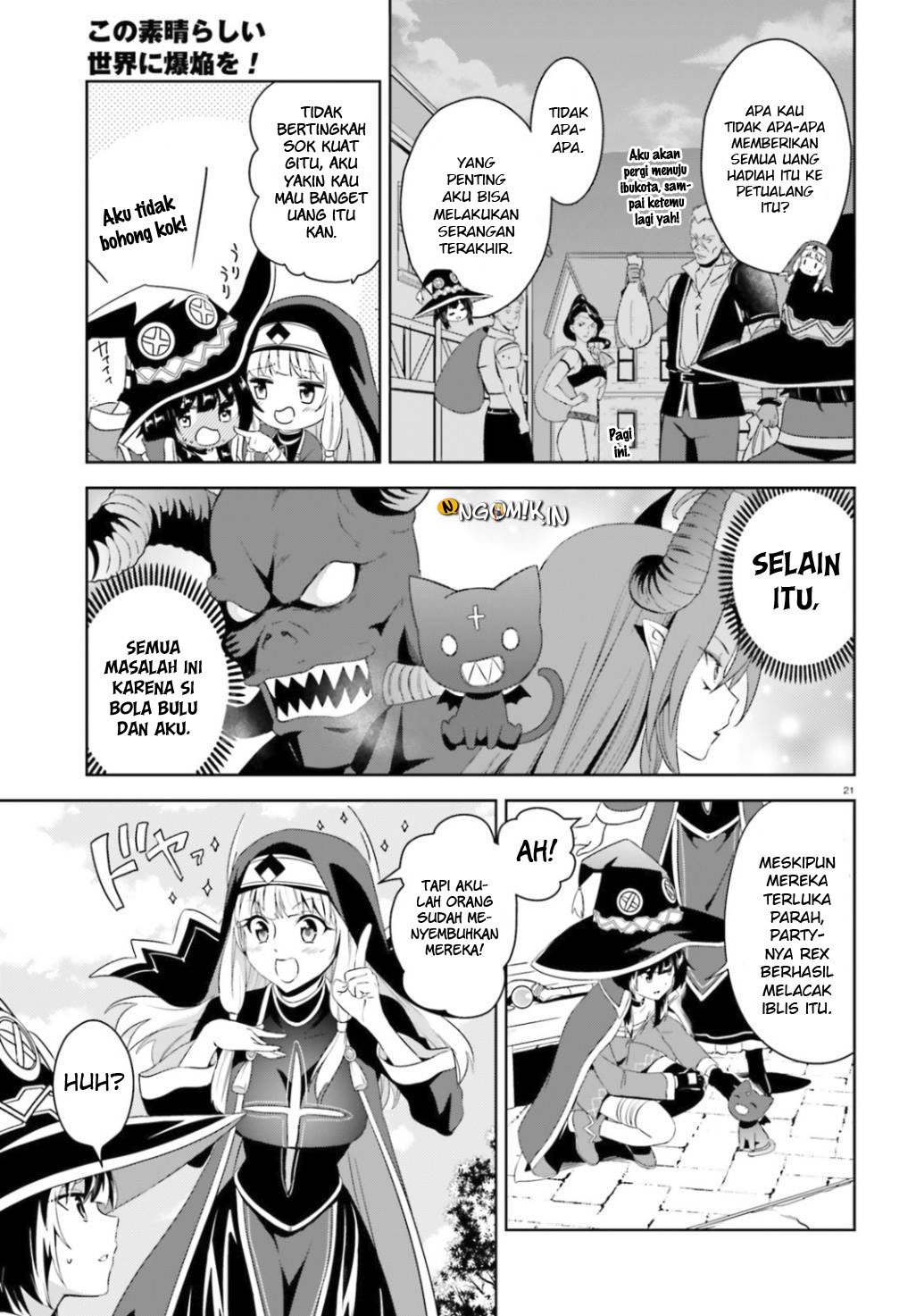 Kono Subarashii Sekai ni Bakuen wo! Chapter 20 - halaman 22