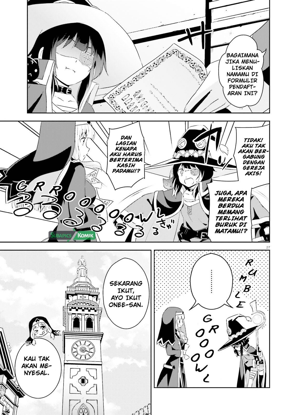 Kono Subarashii Sekai ni Bakuen wo! Chapter 9 - halaman 27
