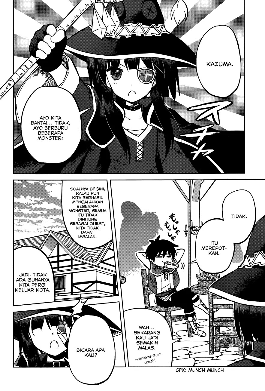 Kono Subarashii Sekai ni Shukufuku o! Chapter 4 - halaman 3