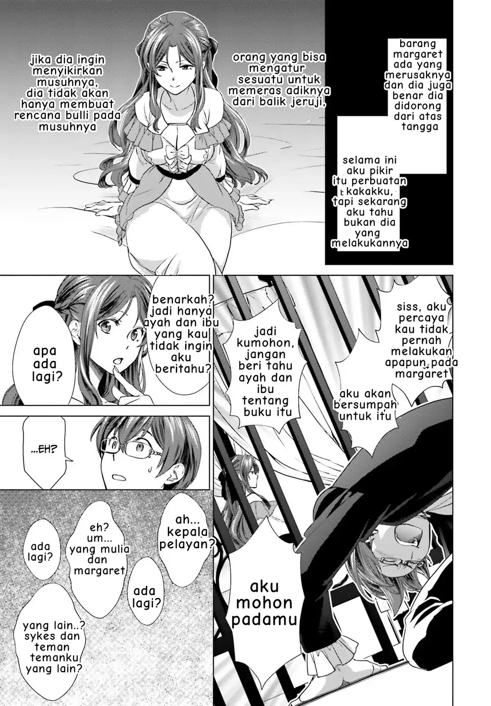 Konyaku Haki kara Hajimaru Akuyaku Reijou no Kangoku Slow Life Chapter 2.2 - halaman 18