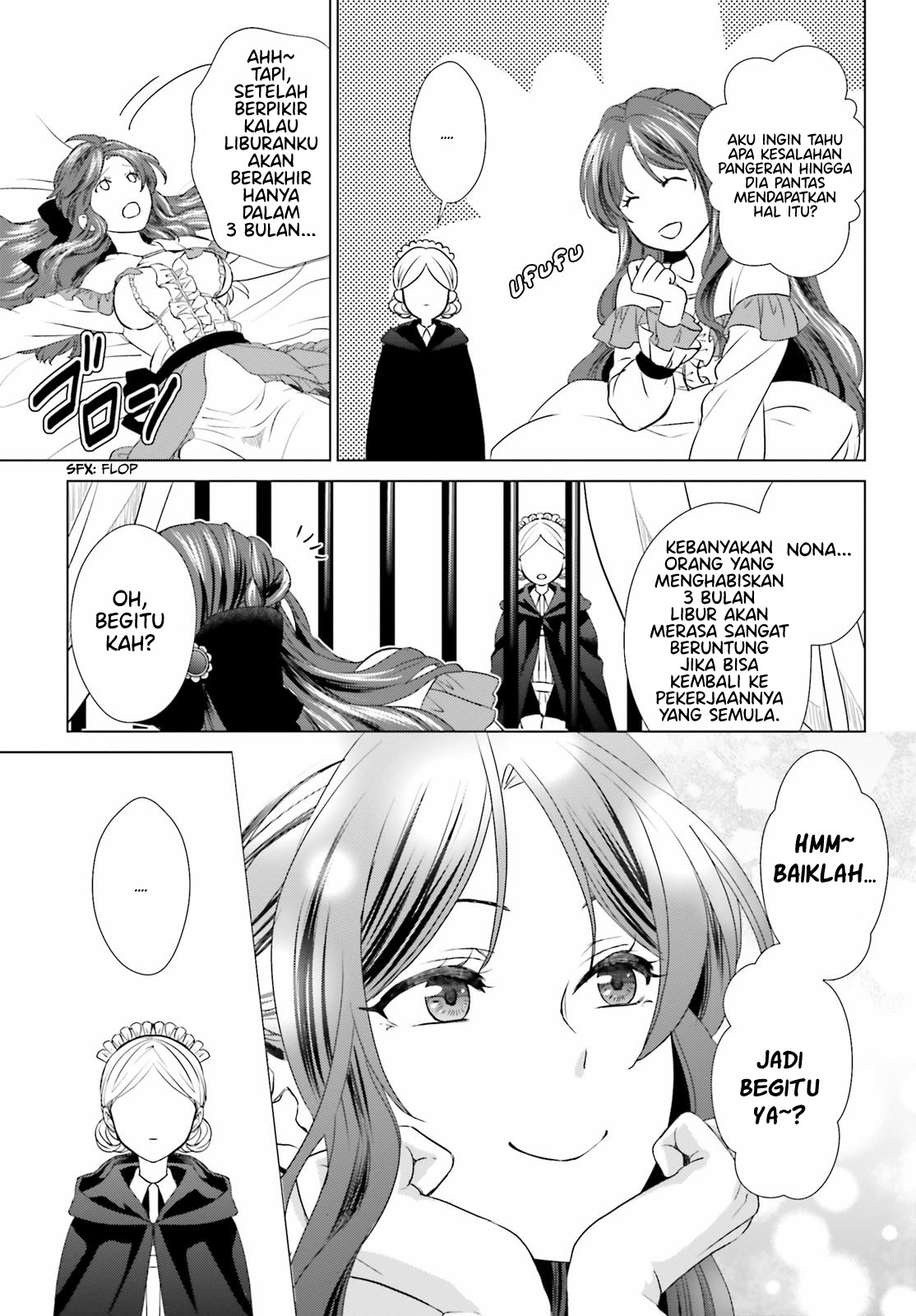 Konyaku Haki kara Hajimaru Akuyaku Reijou no Kangoku Slow Life Chapter 3 - halaman 14