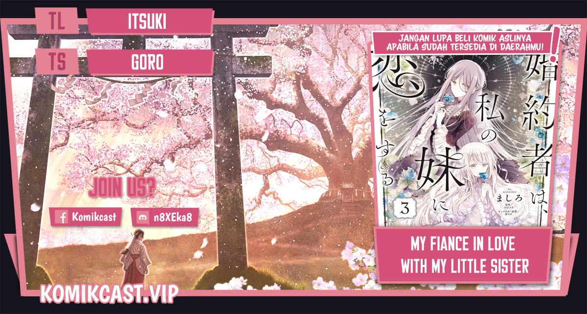 Konyakusha wa, Watashi no Imouto ni Koi wo Suru Chapter 19.2 - halaman 1