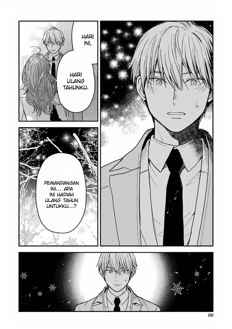 Koori Zokusei Danshi to Cool na Douryo Joshi Chapter 13.5 - halaman 18