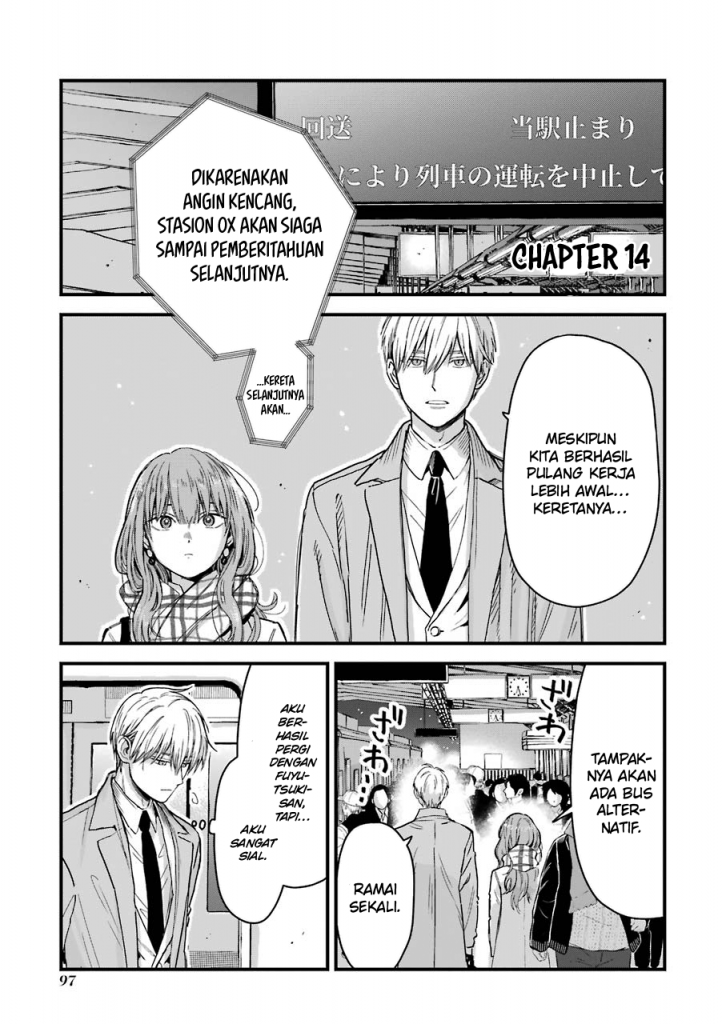 Koori Zokusei Danshi to Cool na Douryo Joshi Chapter 14 - halaman 2