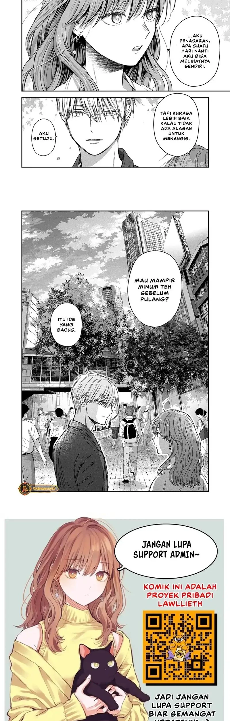 Koori Zokusei Danshi to Cool na Douryo Joshi Chapter 23.5 - halaman 7