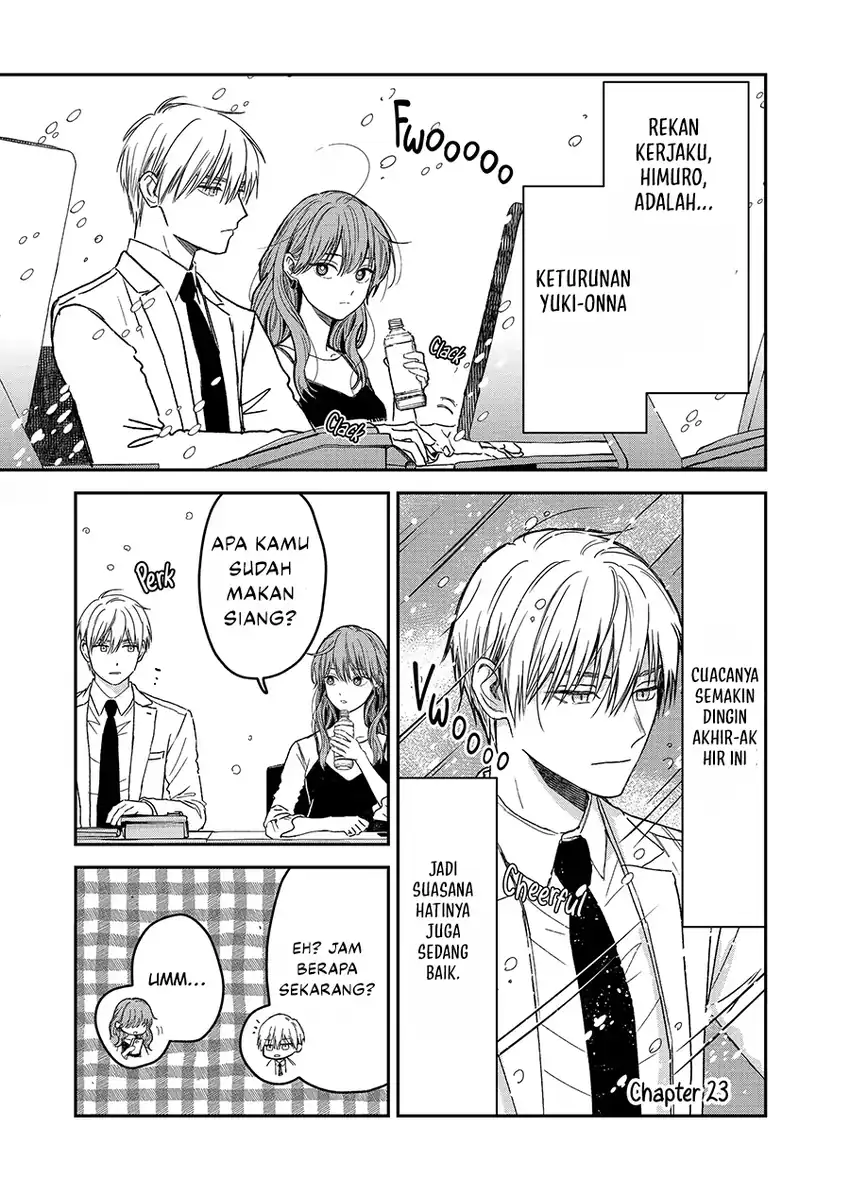 Koori Zokusei Danshi to Cool na Douryo Joshi Chapter 23 - halaman 2