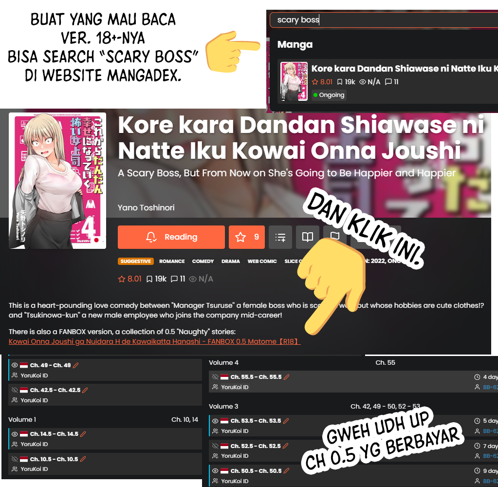 Korekara Dandan Shiawase ni Natteiku Kowai Onna Joshi Chapter 100.5 - halaman 7